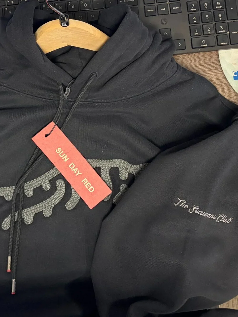 Sun Day Red Icon Chain Stitch Hoodie - Picture 4 of 4